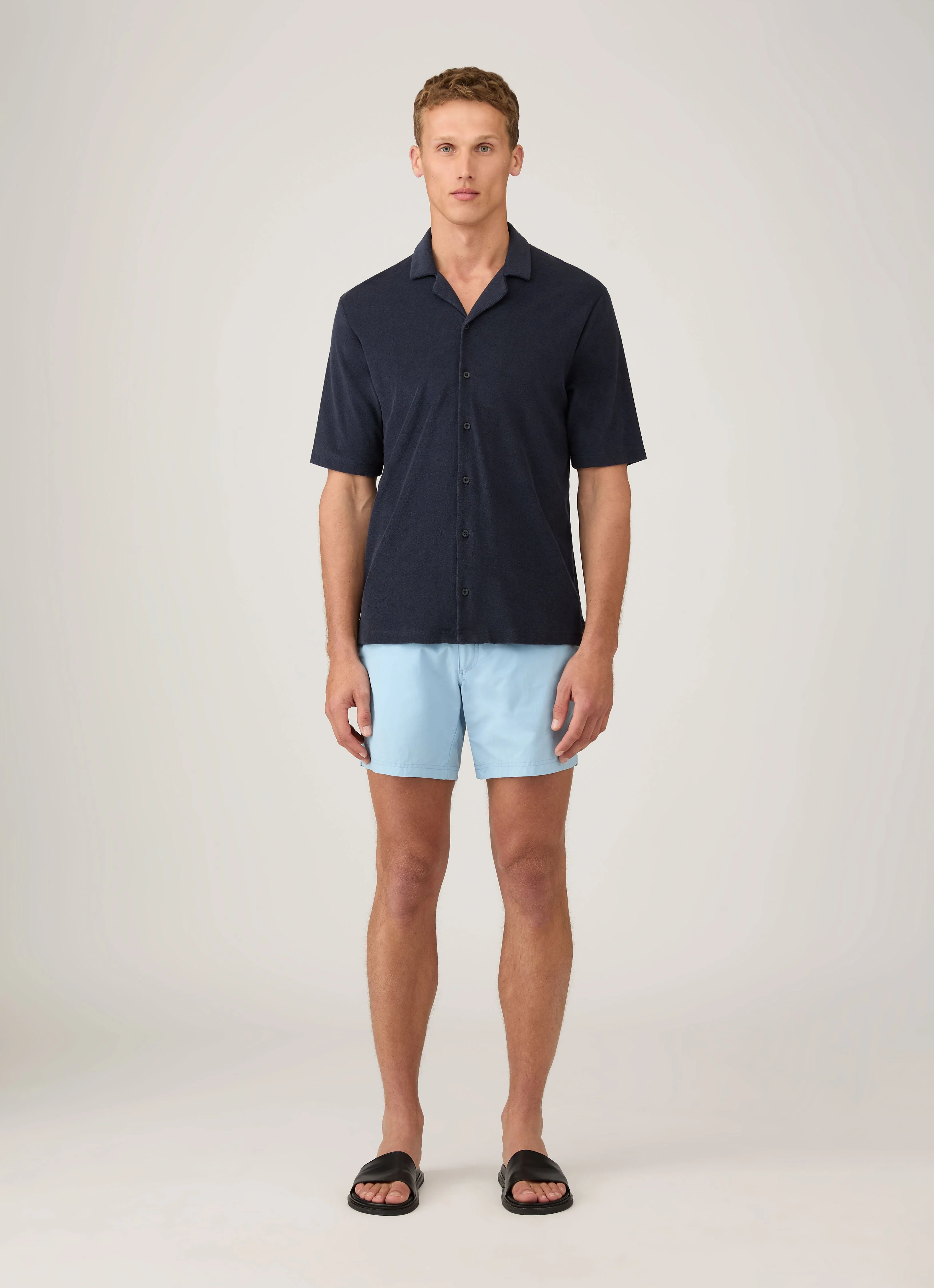 Men's Tailored Swim Short in Light Blue - Image 3