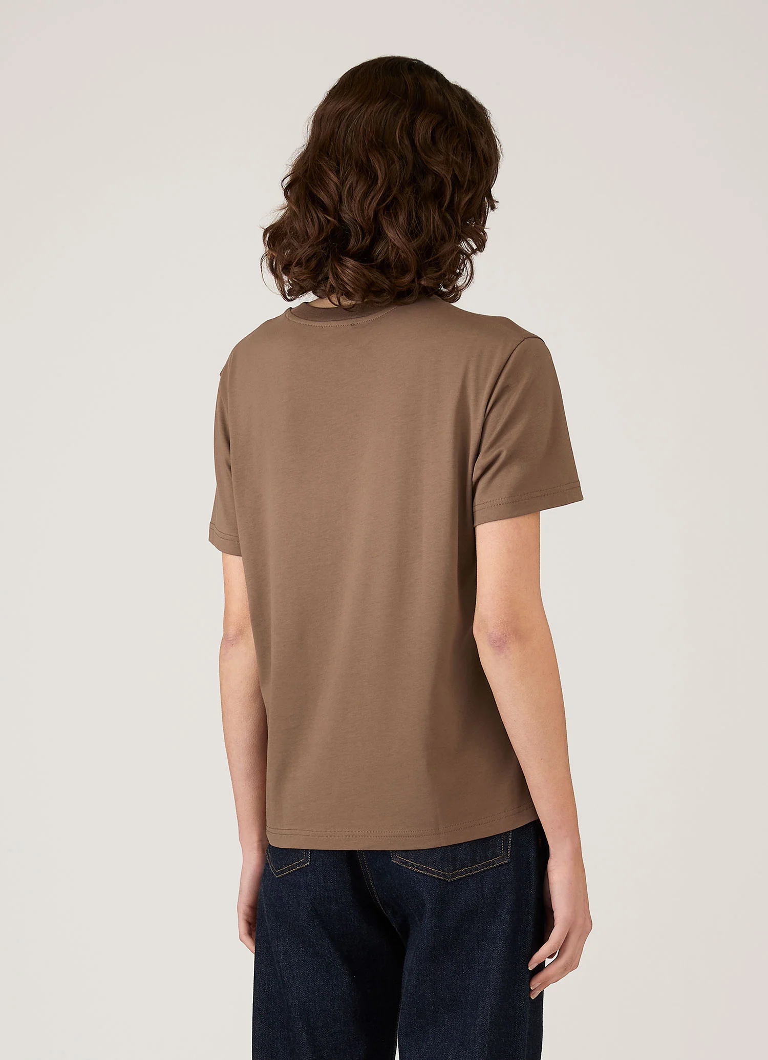 Women's Boy Fit T-shirt in Dark Cedar - Image 3