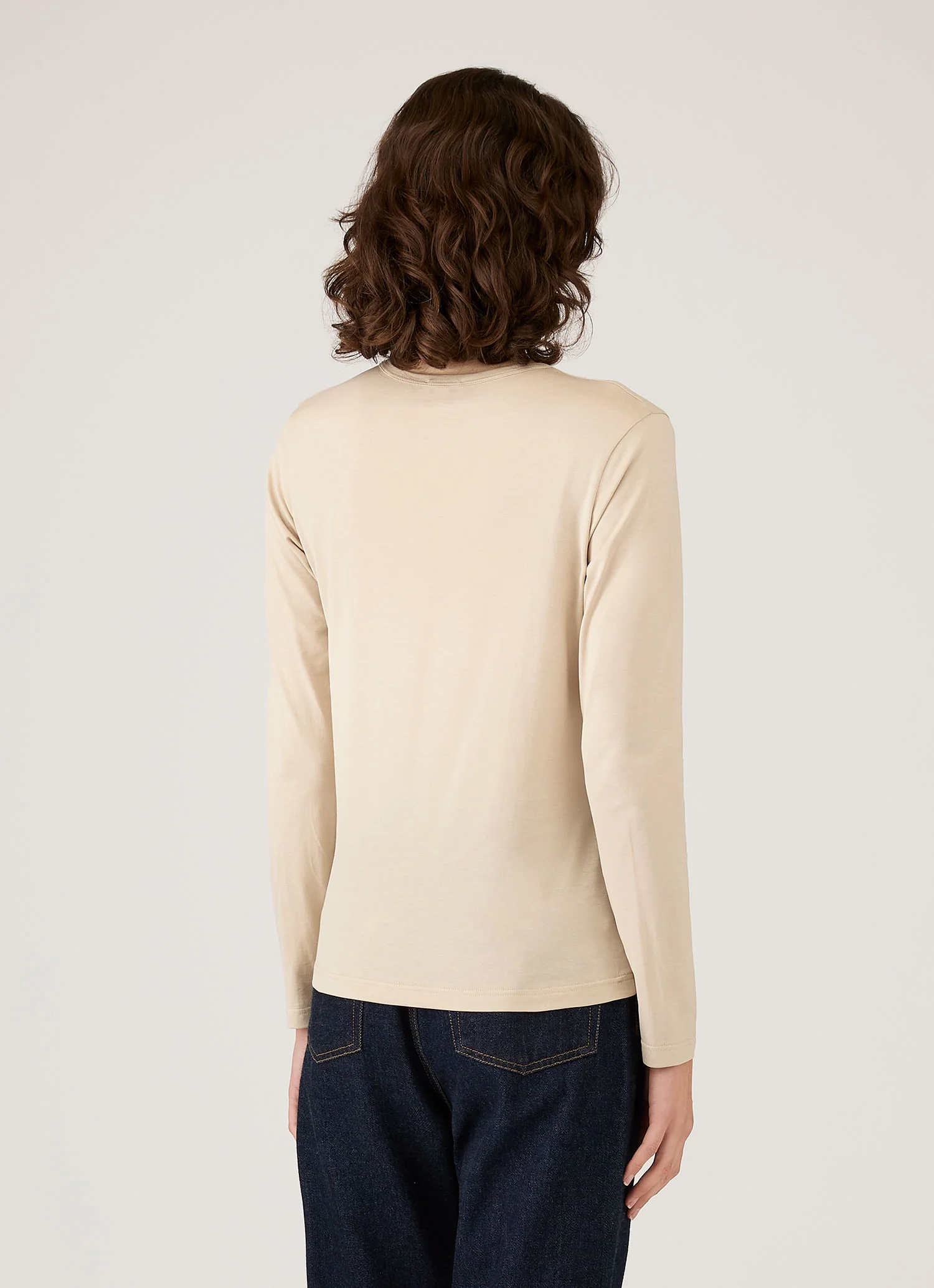 Women's Long Sleeve Classic T-shirt in Hazelwood - Image 3