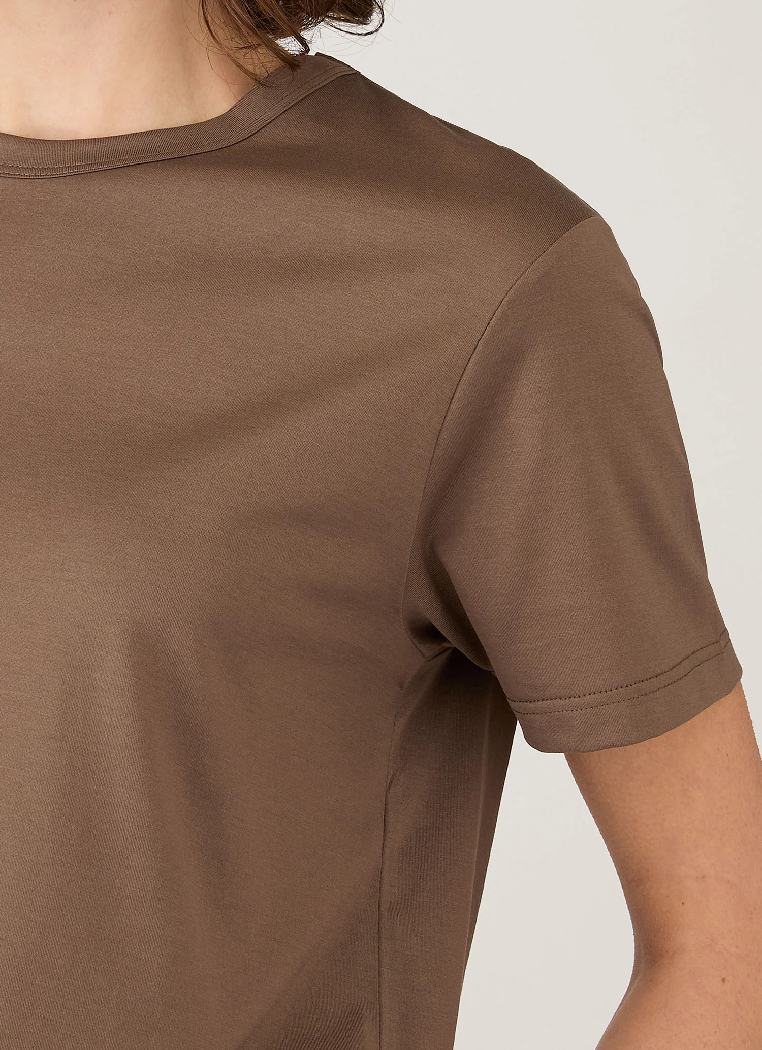 Women's Relaxed Fit T-shirt in Dark Cedar - Image 4