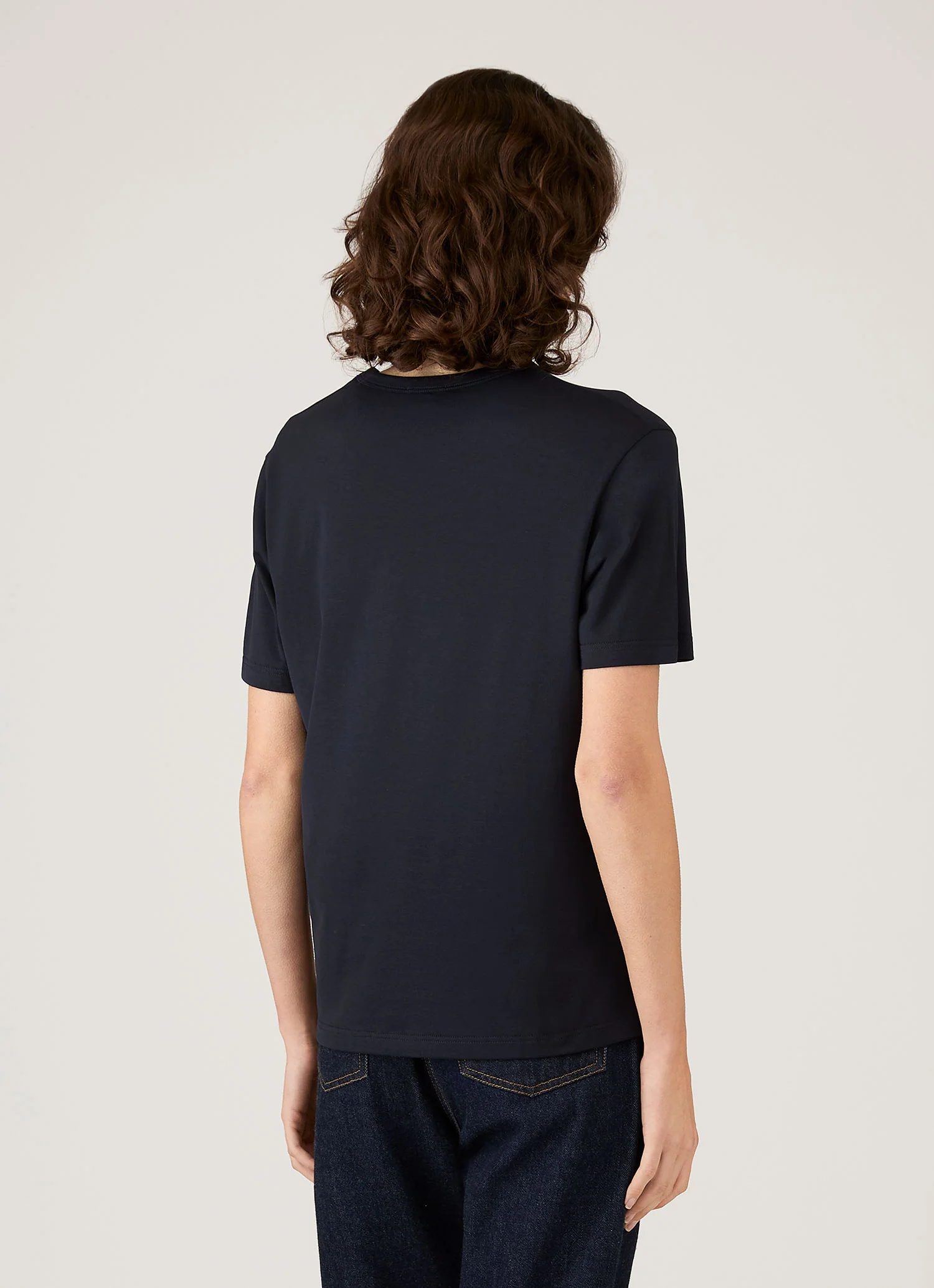 Women's Relaxed Fit T-shirt in Midnight Navy - Image 3