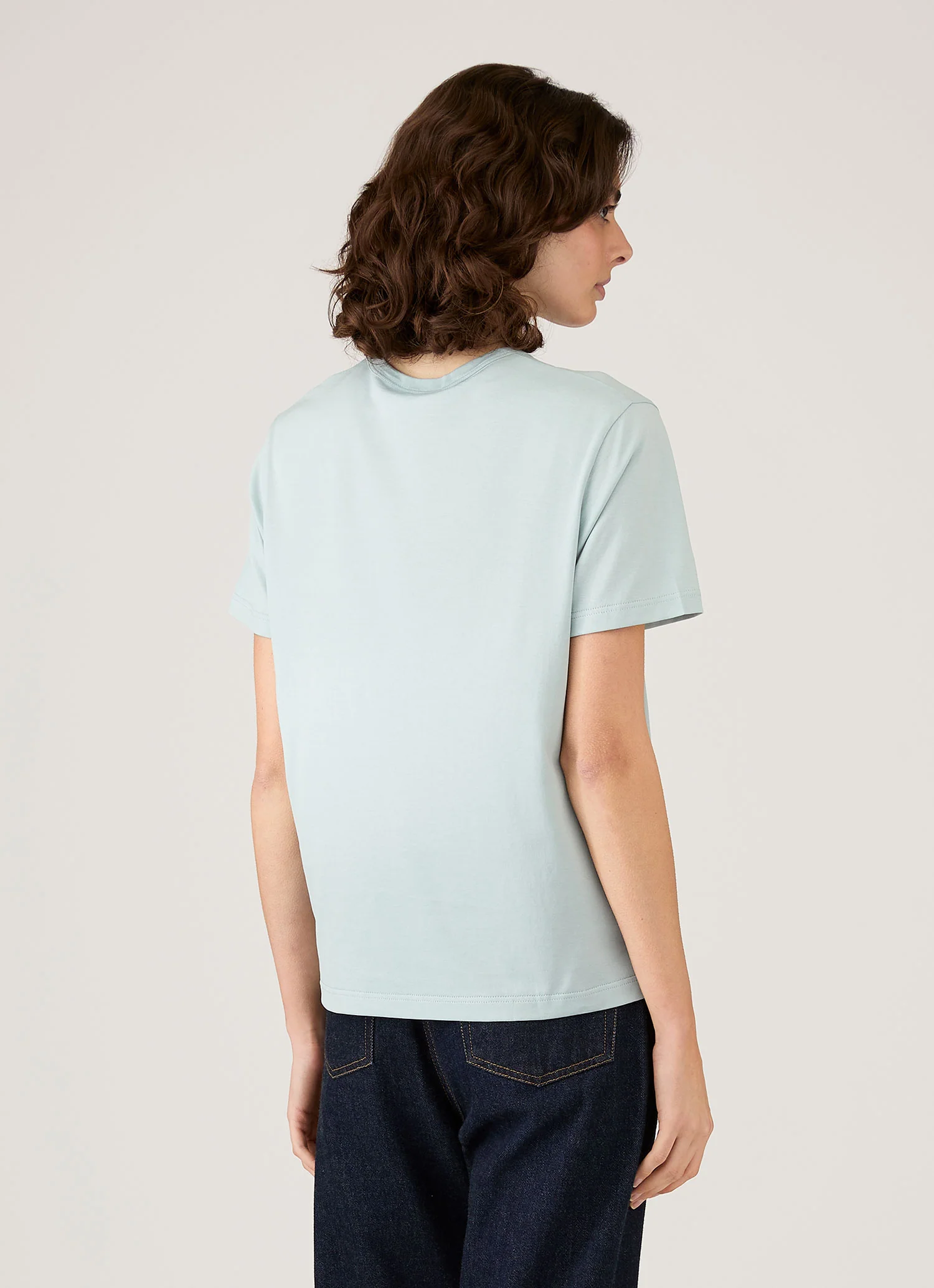 Women's Relaxed Fit T-shirt in Peppermint - Image 3