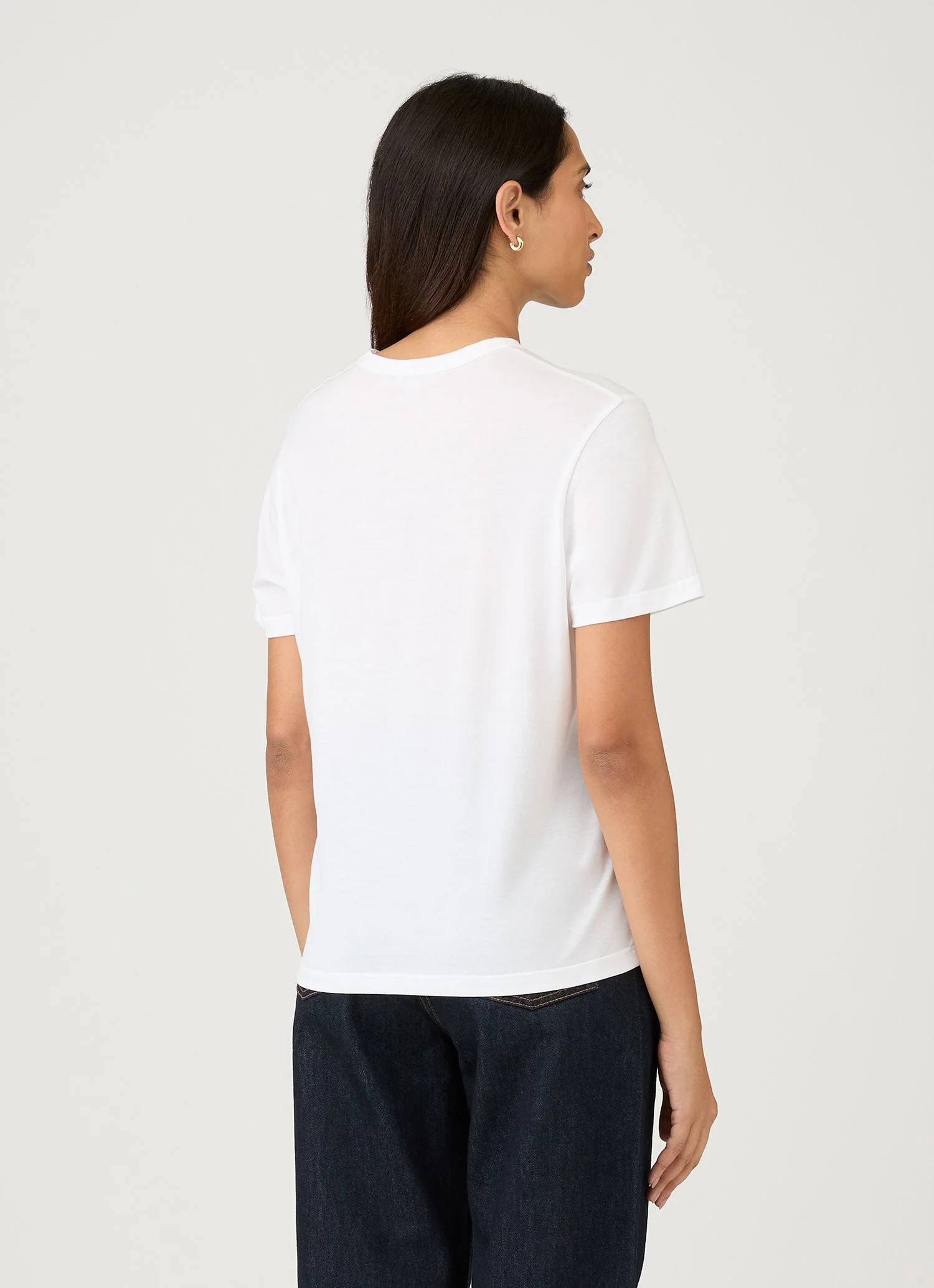 Women's Relaxed Fit T-shirt in White - Image 3