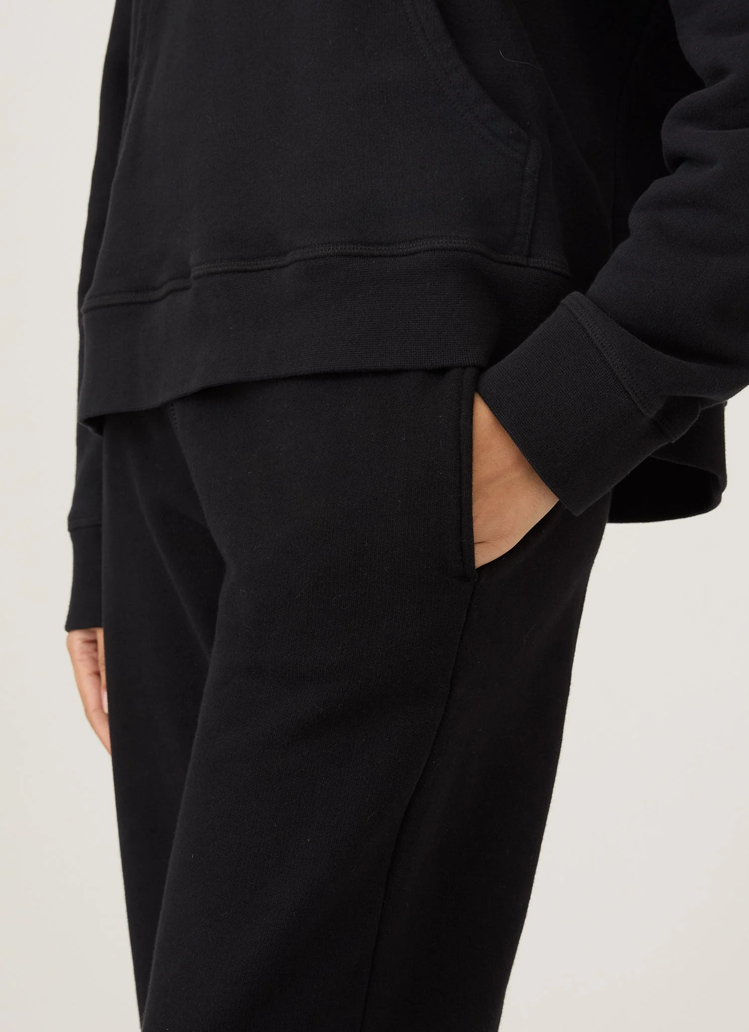 Women's Relaxed Sweatpants in Black - Image 4
