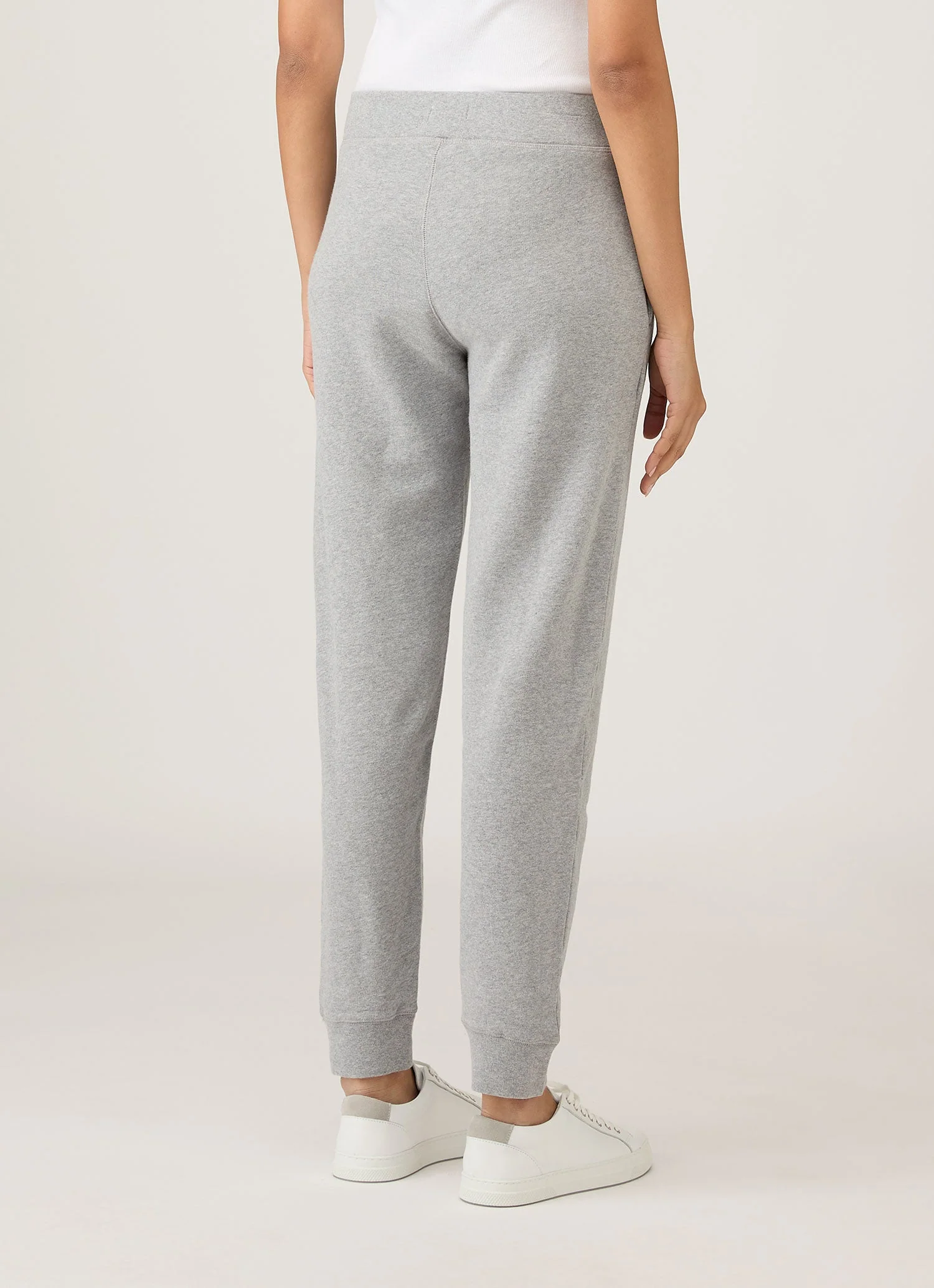 Women's Relaxed Sweatpants in Grey Melange - Image 3