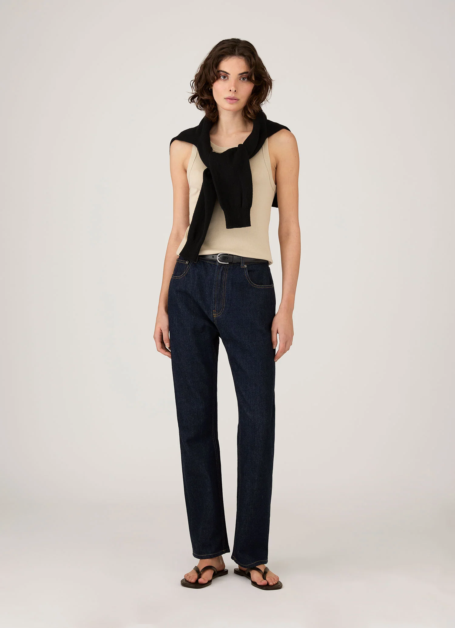 Women's Ribbed Tank Top in Hazelwood - Image 2