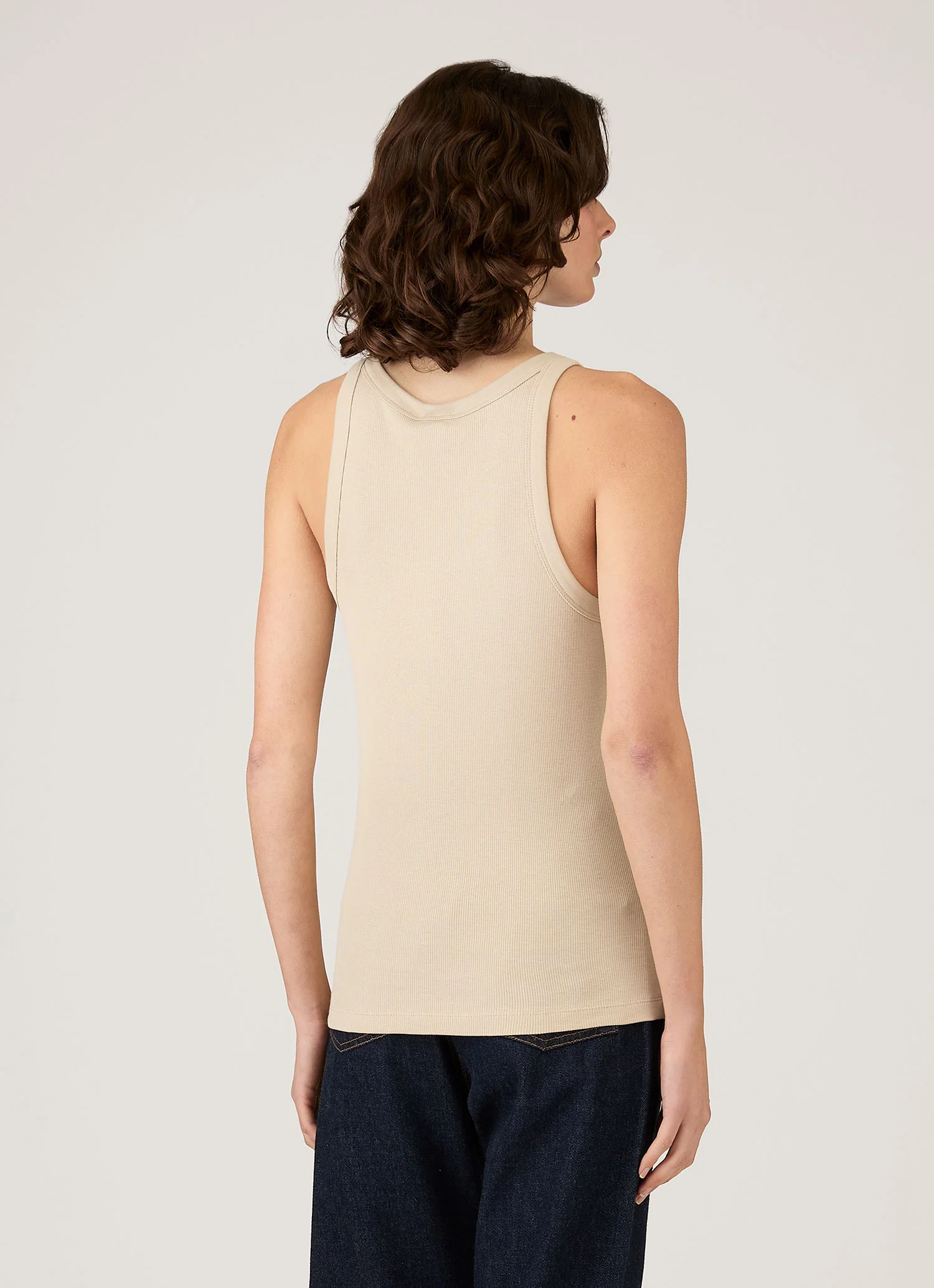 Women's Ribbed Tank Top in Hazelwood - Image 3